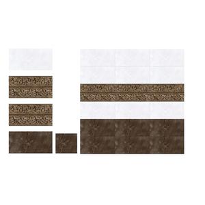 Carreaux muraux en céramique gris glacé avec un design traditionnel, 30x60cm - Product Image 5