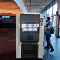 Prix d'usine Distributeur automatique de café instantané commercial à pièces entièrement automatique avec système de paiement