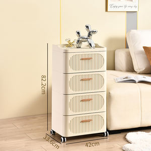 خزانة تخزين بلاستيكية بأربعة أدراج قابلة للتخصيص من المصنع 8005-4 - Product Image 2