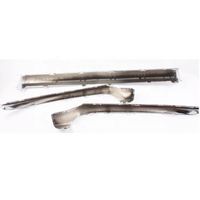 Lèvre inférieure de pare-chocs avant chromée pour Mercedes Benz Classe C W205 C205 15-18