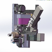 Affûteuse de lames de scie CNC 4 axes industrielle à servomoteur, machine de rectification de haute précision à grande vitesse pour l'atelier d'affûtage et l'alignement automatique des roues