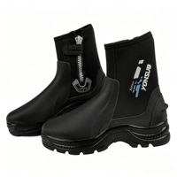 Bottes de plongée YONSUB 5 mm avec fermeture éclair latérale YKK, faciles à mettre et à enlever, bottes de plongée en néoprène de qualité supérieure, antidérapantes pour la plongée, la plongée avec tuba, le surf, le kayak