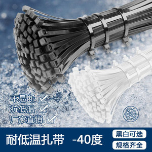 Bridas para Cables RCR 2.5x100mm PA66 Resistentes a Bajas Temperaturas, Duraderas para Invierno, Hilo de Fijación - Product Image 3