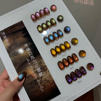 ZRKGEL TPO Sans HEMA Fournisseur d'usine professionnel Qualité salon supérieure Ensemble de vernis à ongles effet œil de chat pour l'automne, l'hiver et les fêtes de Noël