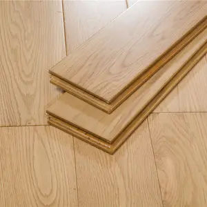 Parquet en chêne européen, noyer, aspect bois massif, parquet en bois d'ingénierie, parquet en bois dur