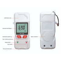 Mini medidor de temperatura y humedad de medición en tiempo real con interfaz USB portátil Registrador DE DATOS Higrómetro de formato de archivo Pdf