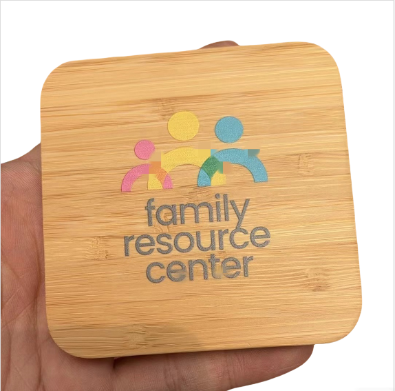 Bamboo Wood Fast Charger Pad Custom Logo 10w 15w 30w Wireless Wooden Plate Phone Chargers