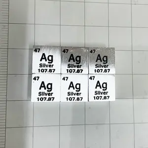 Metal Element Cube Silver Cube 10*10*10mm Per Price
