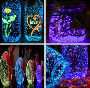 ทรายเรืองแสง 8 สี สำหรับงาน DIY ทรายไหล, เคสมือถือ, ไฟแช็ก และงานเรซิ่น - Product Image 3