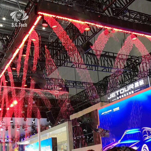 Multi Color Graphic Swing Water Curtain Stainless Steel <strong>Waterfall</strong> Digital Water Curtain Fountain Nozzle - Product Image 6