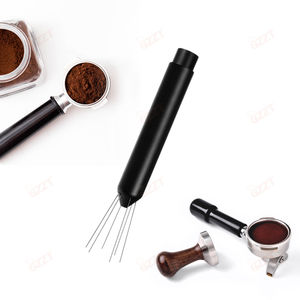 6 aiguilles stockables distributeur d'aiguilles de marc de <span class=keywords><strong>café</strong></span> outil d'agitation Barista professionnel pour la <span class=keywords><strong>distribution</strong></span> d'espresso - Product Image 1