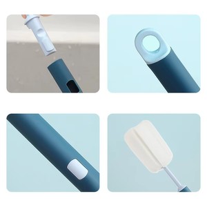 High Density Foam Bottle Brush Head Adjustable <b>Long</b> <b>Handle</b> Up to 15.4” Hanging Design Bottle Brush Cleaner for Water Bottle - Product Image 6