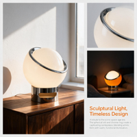 Lampe de chevet LED moderne de luxe en métal avec design épuré, intensité réglable, alimentation USB pour chambres et hôtels