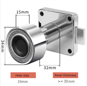 Sinovo thông minh ngăn kéo khóa sinh trắc học kỹ thuật số vân tay Tủ Keyless điện hợp kim kẽm Mạng đám mây cho văn phòng sử dụng - Product Image 6