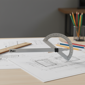 Outil de mesure d'angle à 180 degrés Ttake Protractor pour le dessin de précision et l'ingénierie - Product Image 3