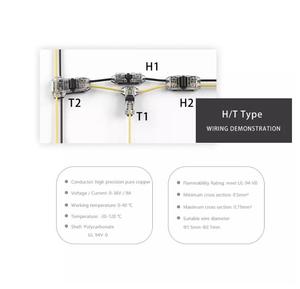 I/T Loại Mà Không Tước Nhanh Splice Dây Nối Scotch Khóa Uốn Thiết Bị Đầu Cuối Cho 22-18AWG LED Strip Xe Kết Nối Âm Thanh - Product Image 3
