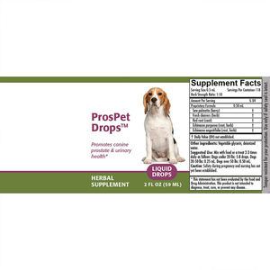 Gocce ProsPet Raccomandate dai Veterinari, Integratore Naturale a Base di Erbe per Promuovere la Salute della Prostata e del Sistema Urinario Canino - Product Image 5