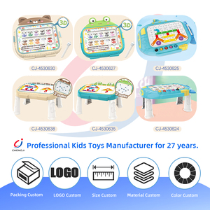 Lavagna da Disegno per Bambini Chengji, Gioco Educativo <span class=keywords><strong>Montessori</strong></span> con Orsetto Cartoon e Labirinto di Perline - Product Image 4