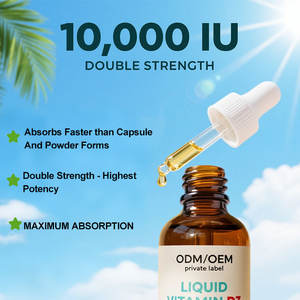 Produsen Tiongkok memproduksi kualitas tinggi OEM Vitamin D3 tetesan bahan alami tetesan rasa oranye - Product Image 4