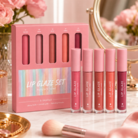 Emballages de luxe gaufrés écologiques en carton ivoire pour gloss et rouges à lèvres, personnalisables OEM&ODM, prix de gros, cosmétiques scintillants