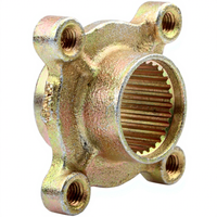 Moyeu de roue avant TV à 28 dents, bride cannelée, entrecentres de 67 mm, 4 trous, pour kart et quad de 50-110 cm³