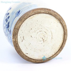 Vaso Antico <span class=keywords><strong>in</strong></span> Porcellana Dipinto a <span class=keywords><strong>Mano</strong></span> con Motivi Floreali e Uccelli Blu e Bianchi per Decorazione Casa - Product Image 6