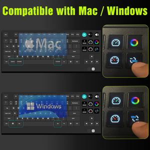 Teclado Mecánico K1 <span class=keywords><strong>Pro</strong></span> RGB con Teclas con Pantalla LCD, Interruptor Rojo - Product Image 6