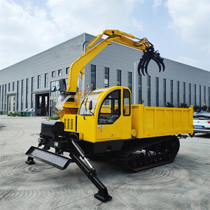 *forestry <b>Machines</b> Log Forwarder Mini Crawler <b>Grab</b> 8 Ton Dumper Truck Yunnei Engine Gearbox 1 Year - Product Image 3