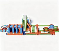 Parc aquatique gonflable - Amusement familial - Utilisation commerciale en extérieur