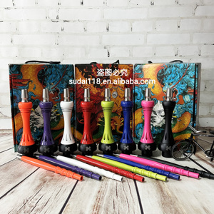 <span class=keywords><strong>Cachimba</strong></span> ALPHA HOOKAH Serie Modelo X Classic Mini <span class=keywords><strong>de</strong></span> Acero Inoxidable con Acabado Lacado en Caja <span class=keywords><strong>de</strong></span> Regalo - Ecológica y Duradera - Product Image 2
