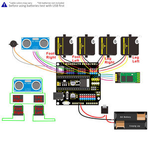 Kit de construction électronique DIY Keyestudio <span class=keywords><strong>Nano</strong></span> CH340, kit éducatif pour la création de robots, pour le <span class=keywords><strong>robot</strong></span> OTTO - Product Image 6