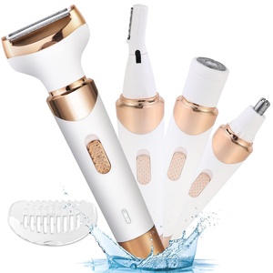 Nuevo Kit de Depilación Inalámbrico 4 en 1 para Mujer, Depiladora Corporal sin Dolor con Depiladora Facial y Nasal - Product Image 1