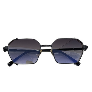 Gafas de sol con montura metálica, tamaño grande, protección UV400, gafas de sol unisex a la moda - Product Image 5