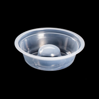 Aangepaste diameter 125mm fruitsalade snack dessert drank snack schaal Stanley Cup wegwerp PP transparante ronde container schaal