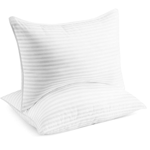<span class=keywords><strong>Grand</strong></span> <span class=keywords><strong>oreiller</strong></span> en coton à rayures douces pour hôtel, cinq étoiles, Collection d'oreillers pour hôtel, taille Queen, Carton, carré 60, plante, uni, CN;JIA - Product Image 1