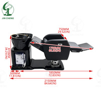 Jincheng fauteuil inclinable électrique haut de gamme fauteuil de lavage pour coiffure hydrothérapie massage shampoing lit avec bassin en céramique