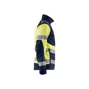 BLAKLADER - 449725138933XS Chaqueta Softshell de alta visibilidad Azul marino/Amarillo-EAN 7330509793053 ROPA DE TRABAJO DE 2017 - Product Image 4