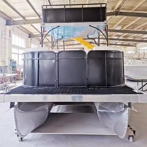 Botes Pontón <span class=keywords><strong>de</strong></span> Aluminio Soldado con Control Remoto Personalizado para Fiestas y Recreación, en Venta, 7.5m - Product Image 5