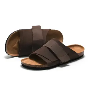 Nieuwkomers Heren Kurk Voetbed Comfort Sandalen