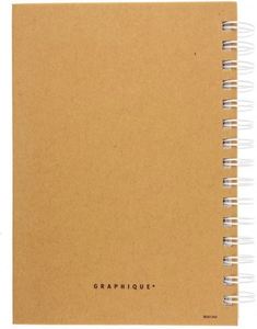 A5 Leather Cover Mind Positive Life Spiral Bound Writing <b>Journals</b> Premium Paper 80 Sheets Customizable Notebook - Product Image 2