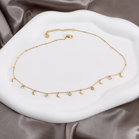Collier ras du cou tendance pour femme, bijou minimaliste en acier inoxydable, idéal comme cadeau d'anniversaire