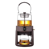 Bouilloire à thé en verre à vapeur, pour thé noir, entièrement automatique, modèle neuf, multifonctionnelle, avec remplissage automatique de l'eau