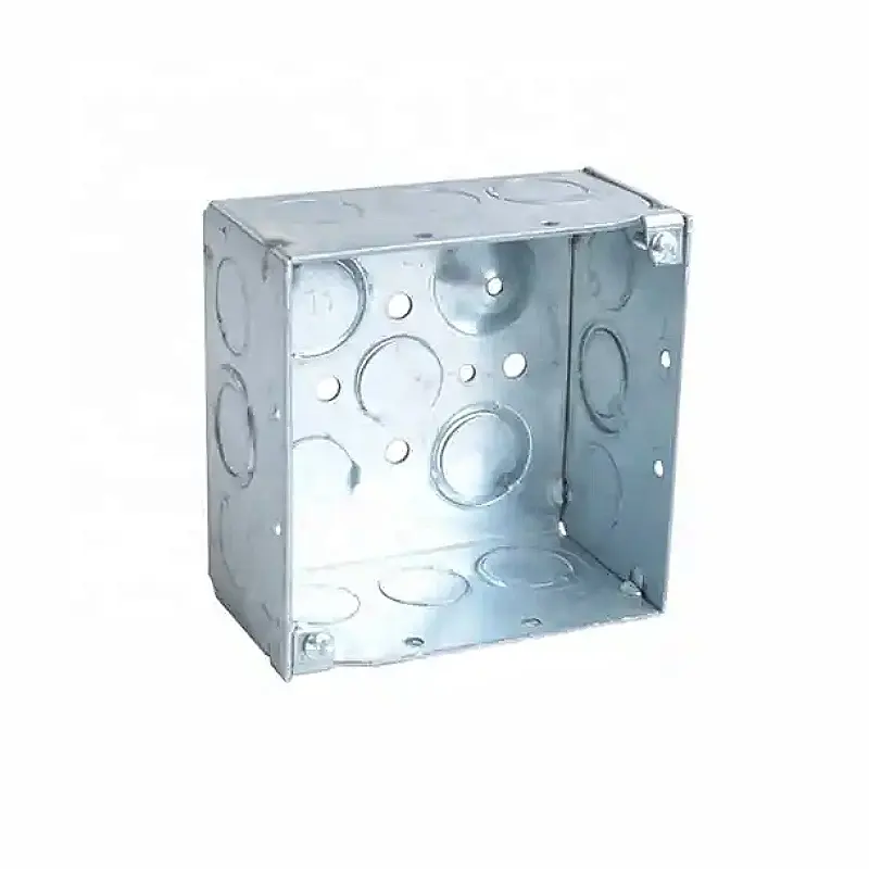 Deep Conduit Handy Outlet Praça Utility Extensão Galvanizado Aço Metal Junction Box com knuts