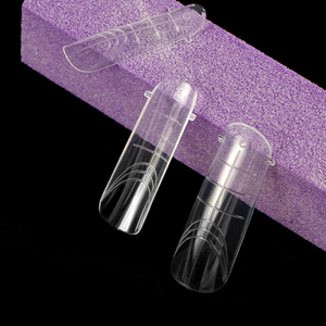 Kit de Herramientas de Uñas de Plástico para Salón de Manicura: Molde Dual Reutilizable de Gel para Uñas en 14 Tamaños, Extensión Rápida, Construcción y Arte de Uñas - Product Image 2