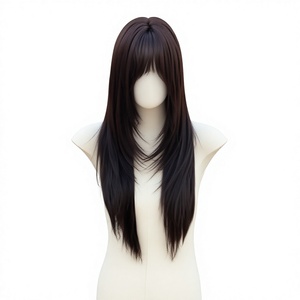 วิกผมหน้าผากแบบ HD Lace Invisible Melt ตัดแต่งทรงเลเยอร์แบบตรง วิกผมแท้จากผู้ผลิต - Product Image 1