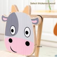 COMMIKI Table ronde en bois avec bureau d'activités pour enfants Montessori meubles d'éducation précoce ensemble de chaises en forme d'arachide pour la maternelle