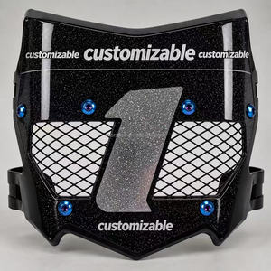 MORSPEC Porta <span class=keywords><strong>Targa</strong></span> Anteriore Modificato per Moto, Copertura Impermeabile Personalizzabile per Parabrezza Anteriore, Adatto per Light Bee - Product Image 1