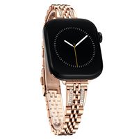 Correa Delgada y Elegante para Mujer para Apple Watch 11-1 SE 3-1, para Apple Watch 38 40 41 42 44 45 46, Correa de Acero Inoxidable para Reloj, OEM ODM