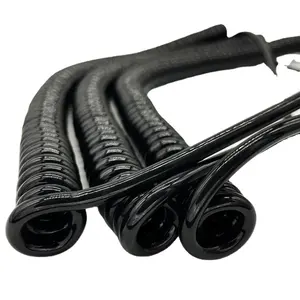 0.25mm2 0.75mm2 TPU PUR Retractable power cords Coiled extension cords