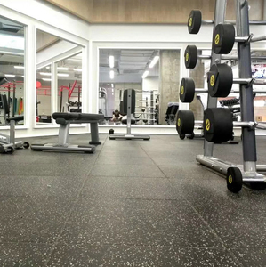 An toàn không phai không có mùi cao su phòng tập thể dục gạch chống sốc phòng tập thể dục sàn cao su phòng tập thể dục sàn Mat cho trong nhà hoặc sân chơi - Product Image 5